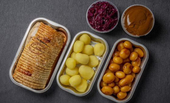 Flæskesteg med sprød svær 
