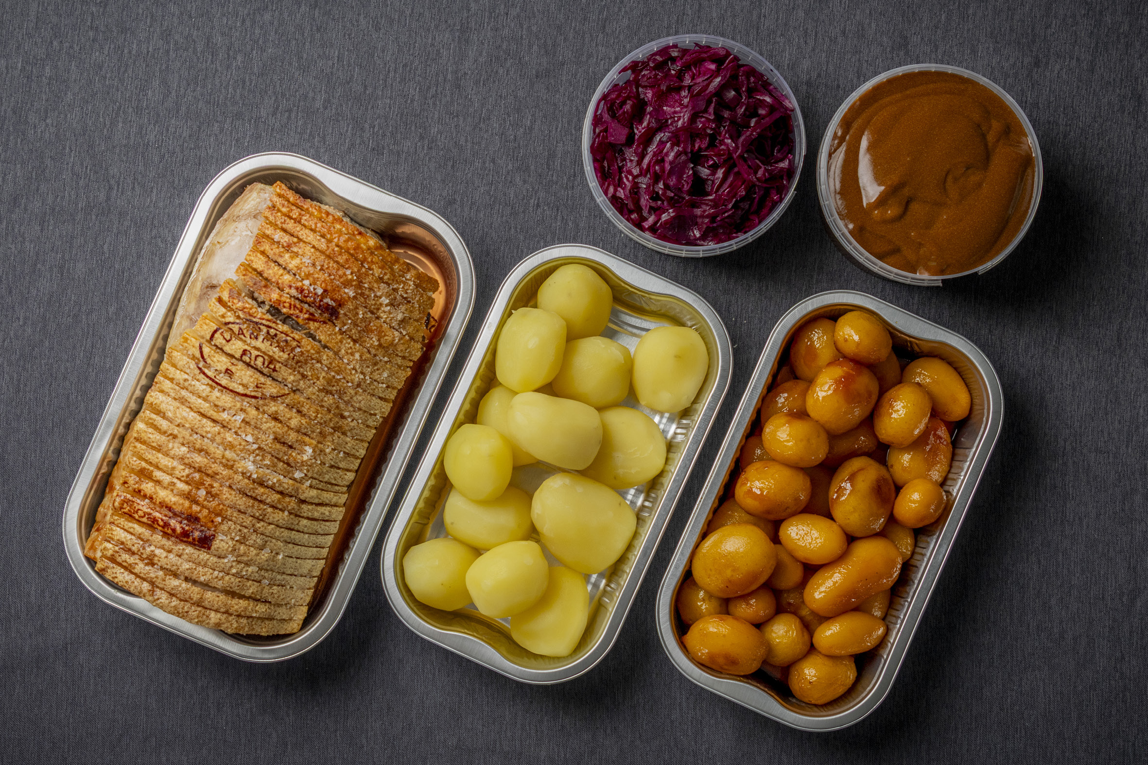Flæskesteg med sprød svær